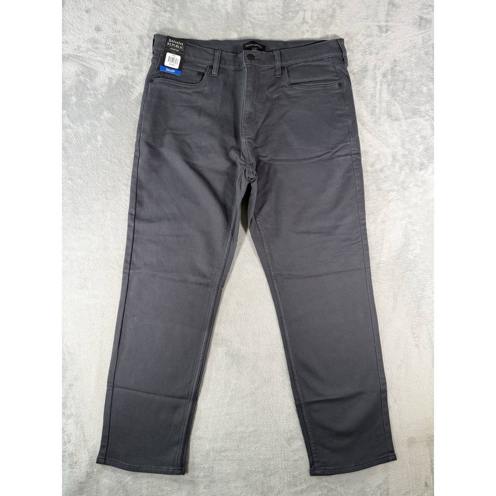 Banana Republic Pants Mens 36x29 Grey 5 Pocket NWT